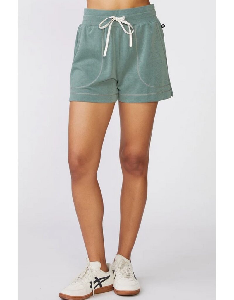 Thrive Societe Thrive Societe Stitch Pocket Lounge Short Lt Eucalyptus