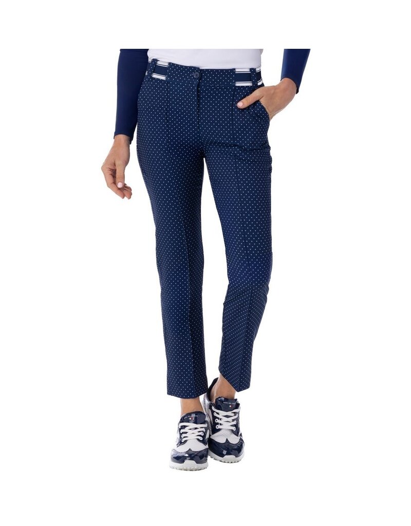 Belyn Key Belyn Key Crop Pant Ink Coastal Dot