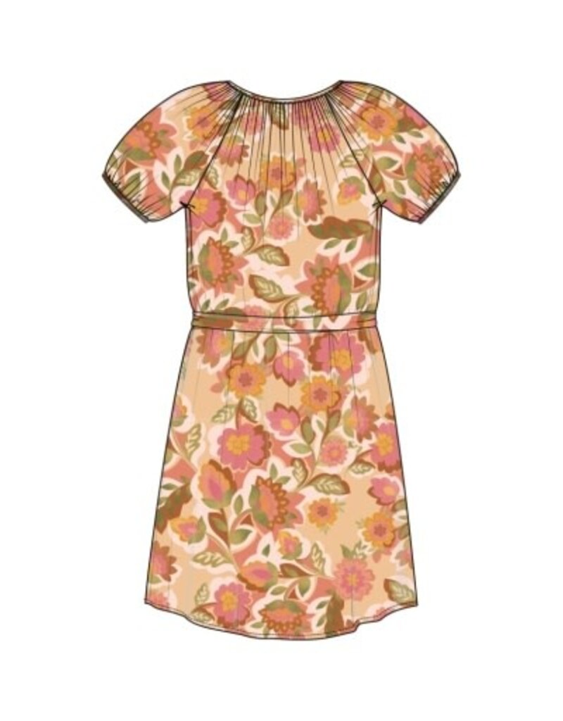 Liverpool Los Angeles Liverpool Short Sleeve Shirred Button Front Woven Dress