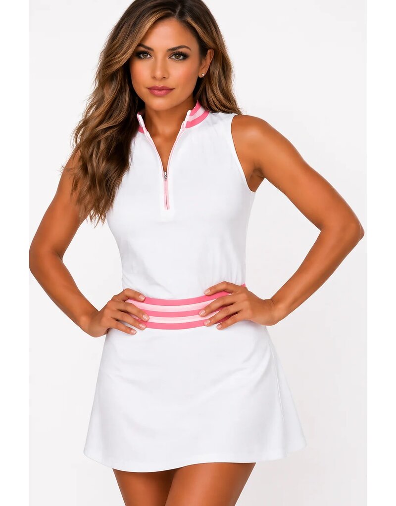 GGblue GGblue Active Skort White Cabana Pink