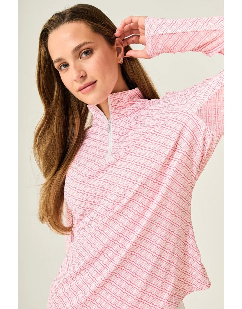 GGblue Georgia LS Mock Deco Blush