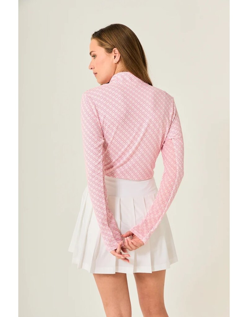 GGblue Georgia LS Mock Deco Blush