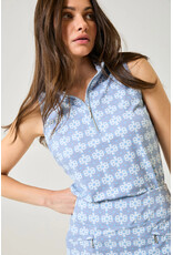 GGblue GGblue Tess Sleeveless Polo Frozen Links