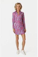 Amy Sport Amy Sport Aurora 16 in Zip Skort Sunset Bloom