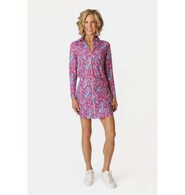 Amy Sport Amy Sport Aurora 16 in Zip Skort Sunset Bloom
