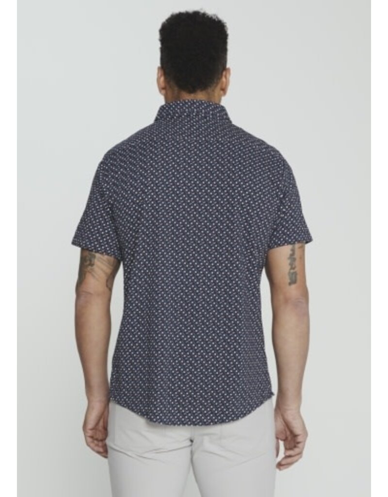 7 Diamonds 7Diamonds Marine Short Sleeve Shirt Navy
