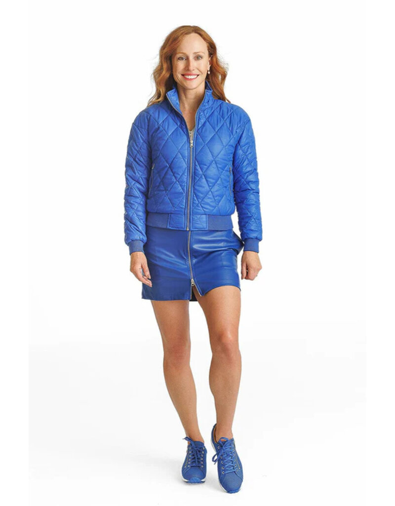 Amy Sport Amy Sport Danni Bomber Quilted Lapis