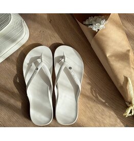 Archies Archies Arch Support Flip Flop Crystal White