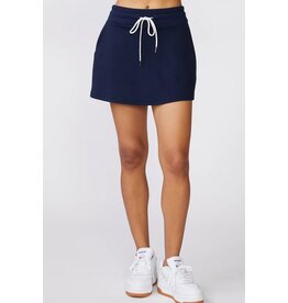 Thrive Societe Thrive Societe Pull On Scuba Skort Mood Indigo