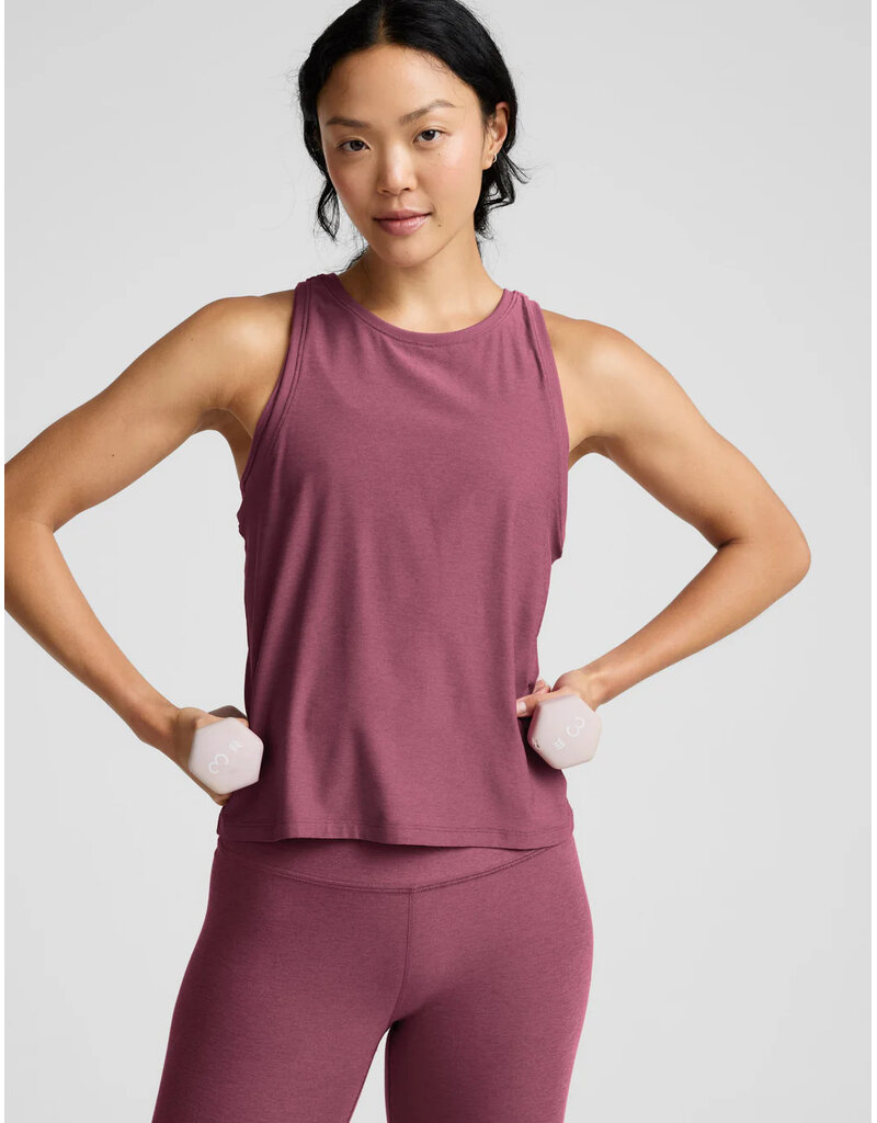 Beyond Yoga Beyond Yoga Featherweight Rebalance Tank Smooth Mauve Heather