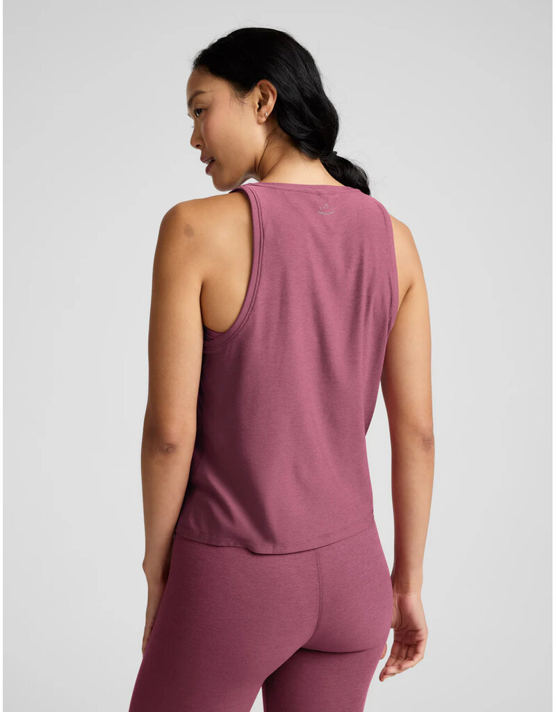 Beyond Yoga Beyond Yoga Featherweight Rebalance Tank Smooth Mauve Heather