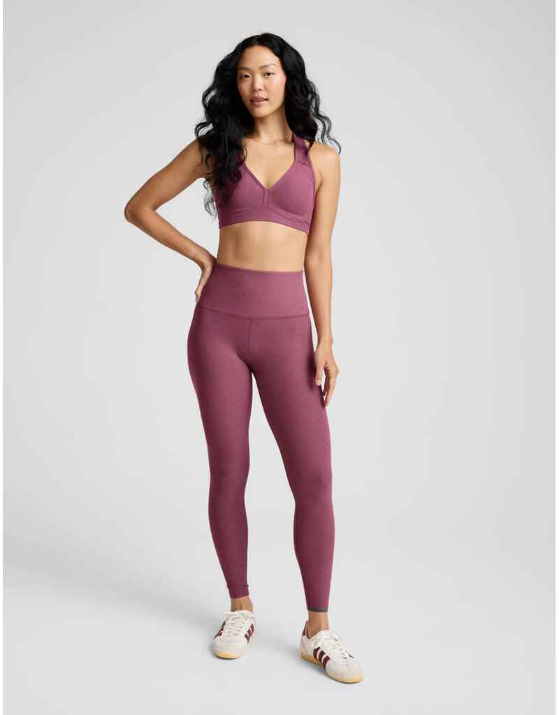 Beyond Yoga Beyond Yoga Spacedye Caught In The Midi High Waist Legging Smooth Mauve Heather
