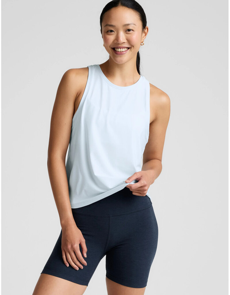 Beyond Yoga Beyond Yoga Featherweight Rebalance Tank Morning Sky Blue Heather