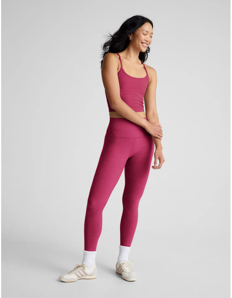 Beyond Yoga Beyond Yoga Spacedye Caught In The Midi Legging Sangria Heather