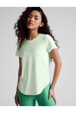 Beyond Yoga Beyond Yoga Featherweight On the Down Low Tee Airy Green Heather