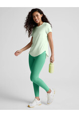 Beyond Yoga Beyond Yoga Featherweight On the Down Low Tee Airy Green Heather