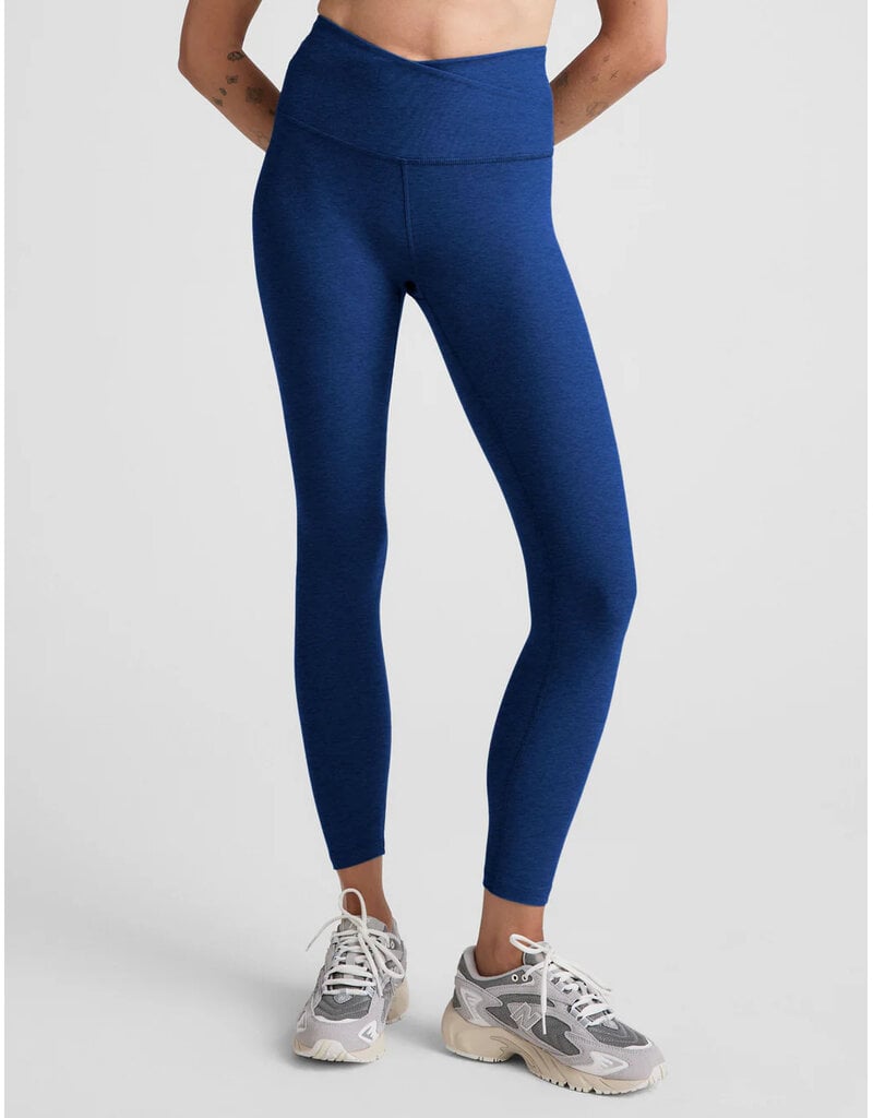 Beyond Yoga Beyond Yoga Spacedye At Your Leisure Midi Legging Marine Blue Heather