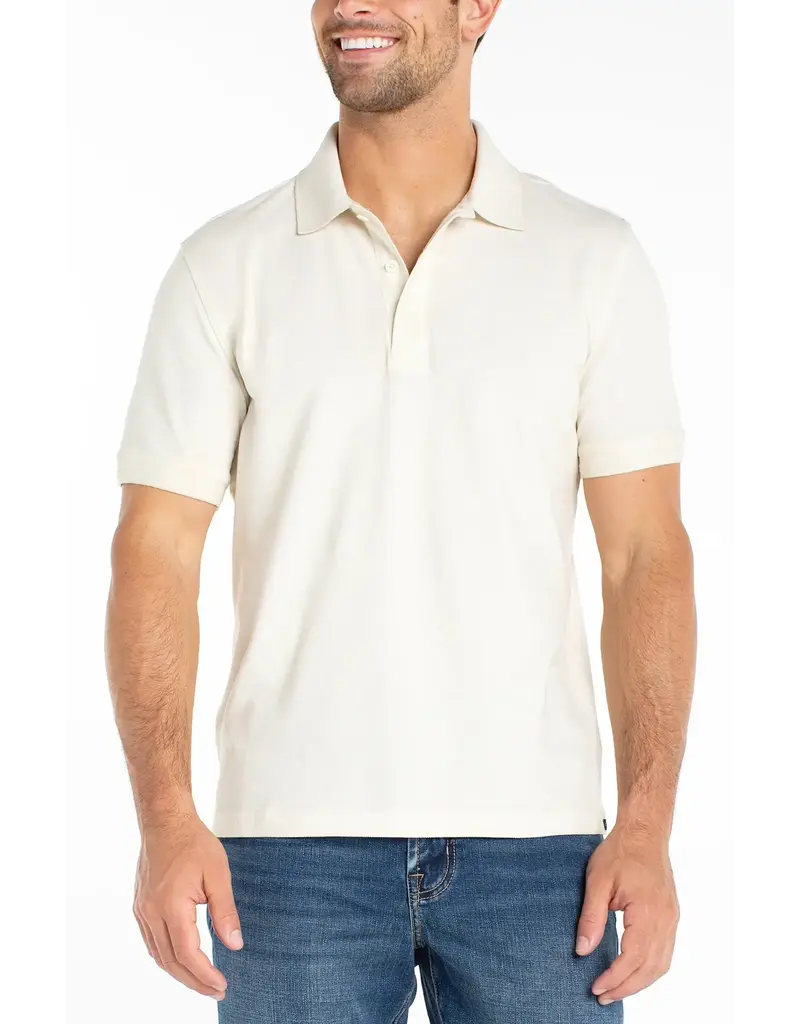 Liverpool Los Angeles Liverpool Novelty Rib Polo Egret