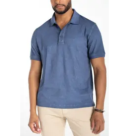 Liverpool Los Angeles Liverpool Novelty Rib Polo Blue Indigo