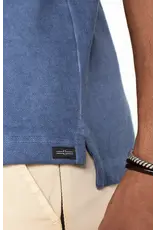 Liverpool Los Angeles Novelty Rib Polo Blue Indigo