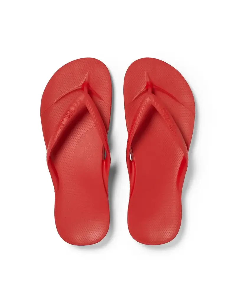 Archies Arch Support Flip Flop Chili Red