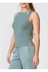 Thrive Societe Thrive Societe Easy Rib Tank Eucalyptus