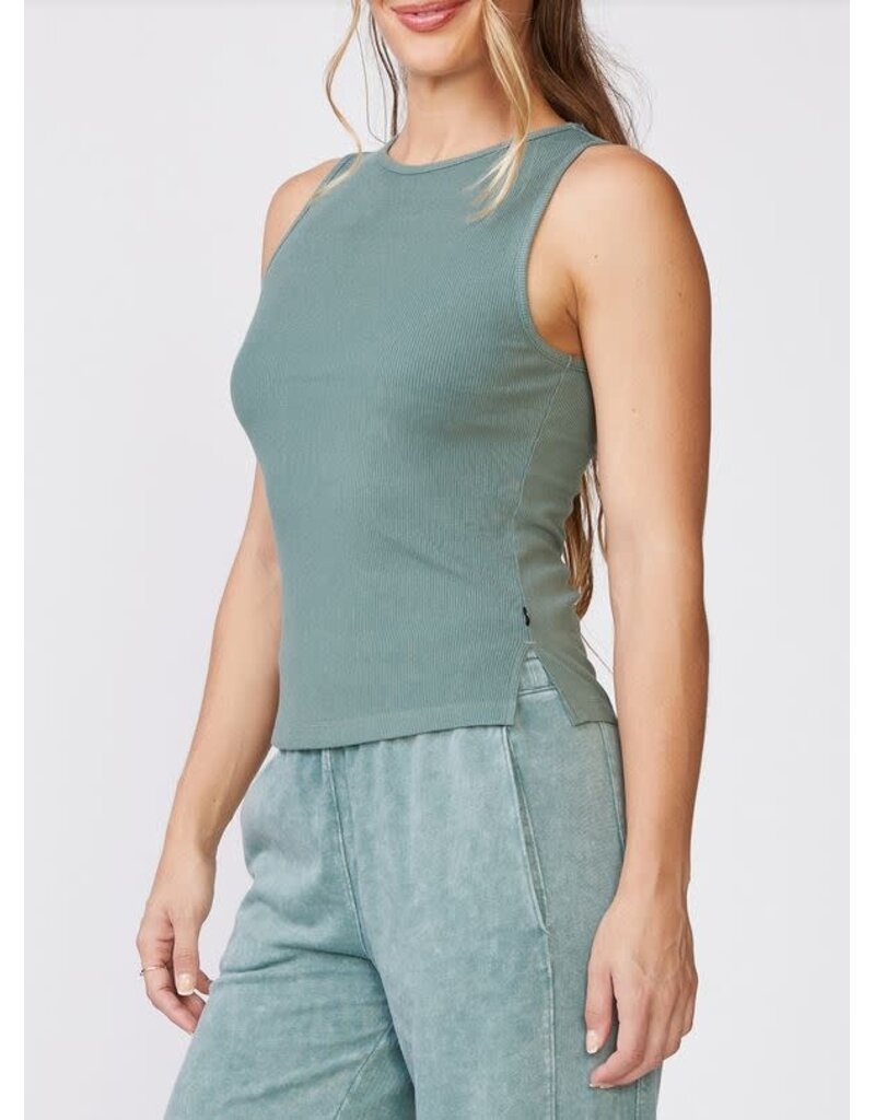 Thrive Societe Thrive Societe Easy Rib Tank Eucaplyptus