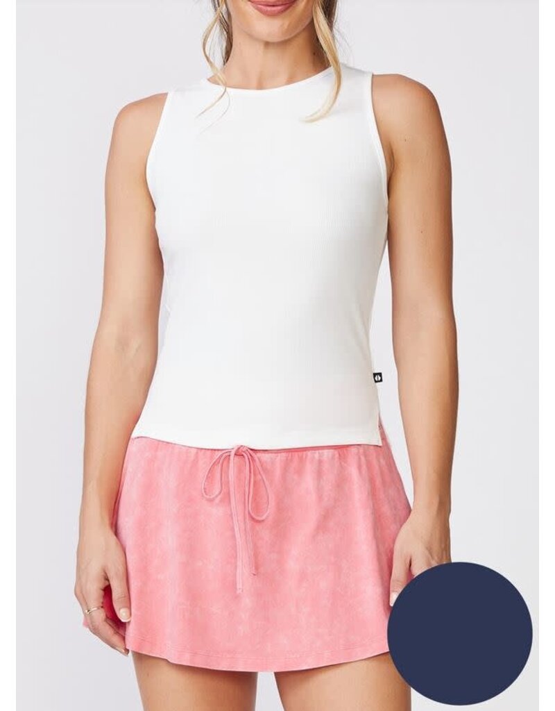 Thrive Societe Thrive Societe Easy Rib Tank Mood Indigo