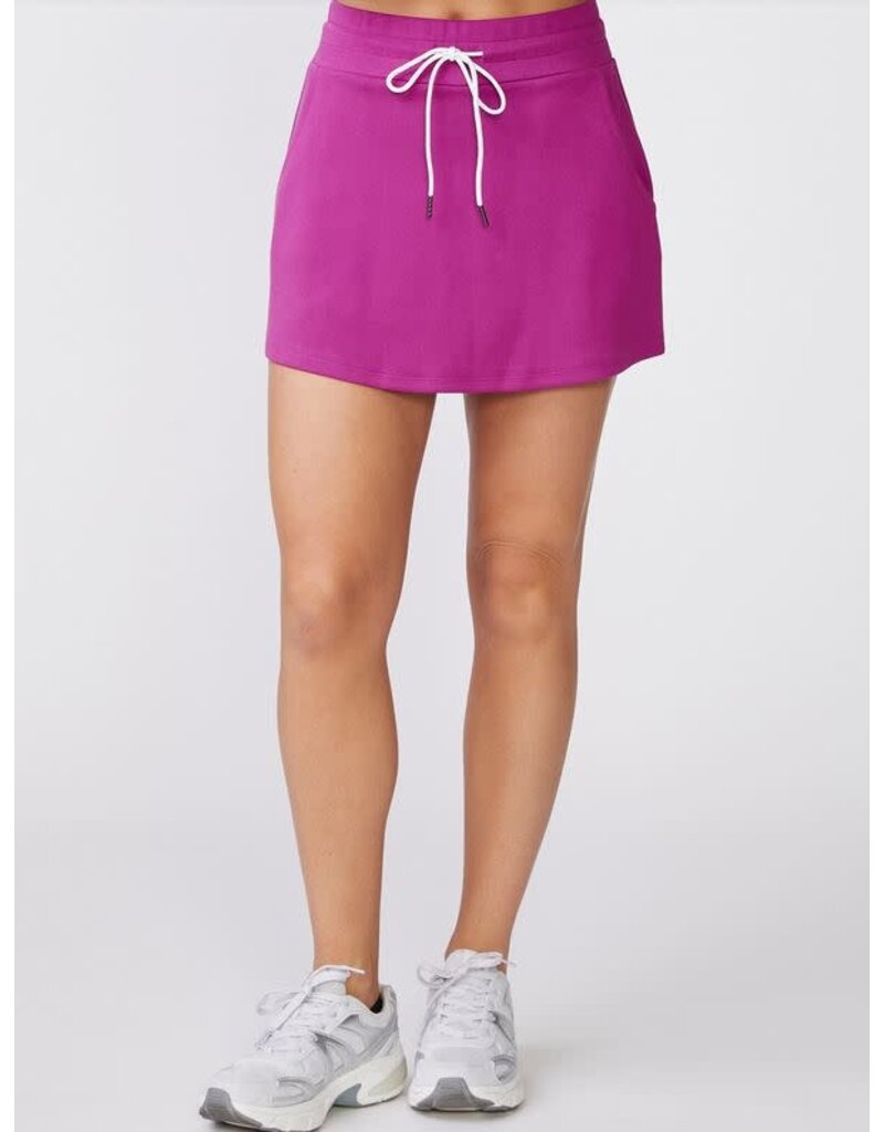 Thrive Societe Thrive Societe Pull On Scuba Skort Wild Berry
