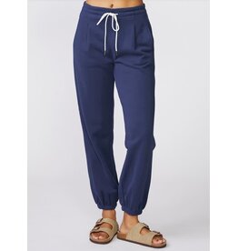 Thrive Societe Thrive Societe Pleat Front Jogger Mood Indigo