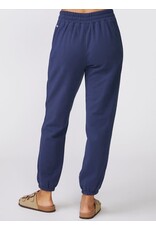 Thrive Societe Thrive Societe Pleat Front Jogger Mood Indigo