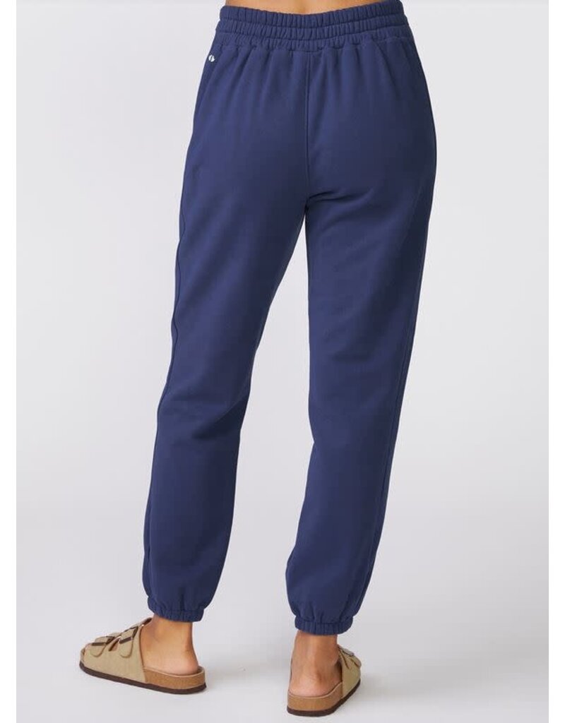 Thrive Societe Thrive Societe Pleat Front Jogger Mood Indigo