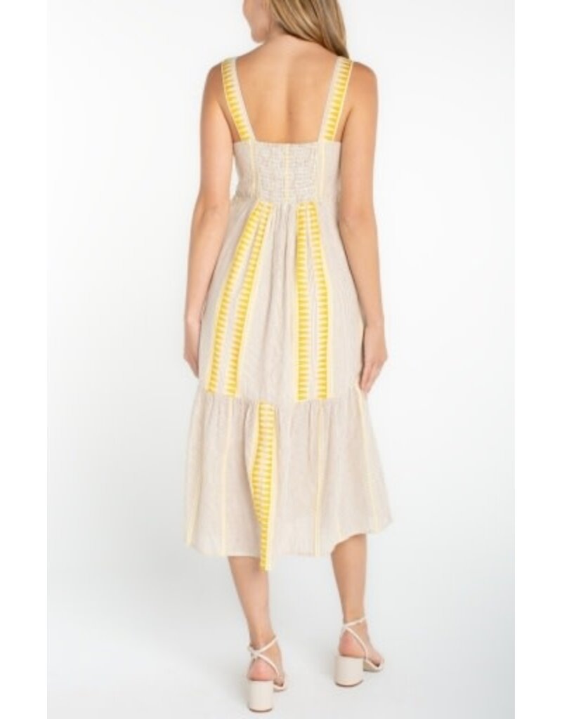 Liverpool Los Angeles Liverpool Sleeveless Midi Dress