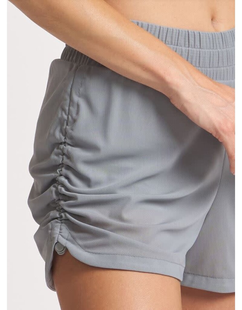 Thrive Societe Thrive Societe Mesh Bungee Short Pebble