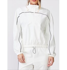 Thrive Societe Thrive Societe Long Sleeve Performance 1/4 Zip White