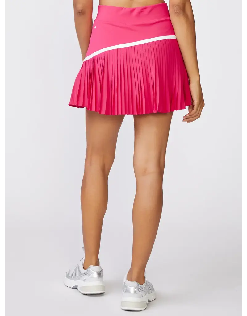 Thrive Societe Thrive Societe Asymmetric Tennis Skort Solar Pink
