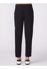 Thrive Societe Thrive Societe Luxe Waffle Mix Taper Pant Black
