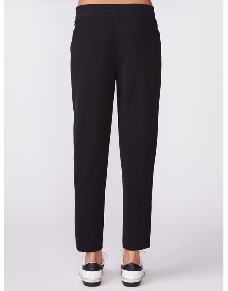 Thrive Societe Thrive Societe Luxe Waffle Mix Taper Pant Black