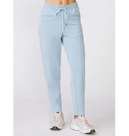 Thrive Societe Thrive Societe Luxe Waffle Mix Taper Pant Iced Blue