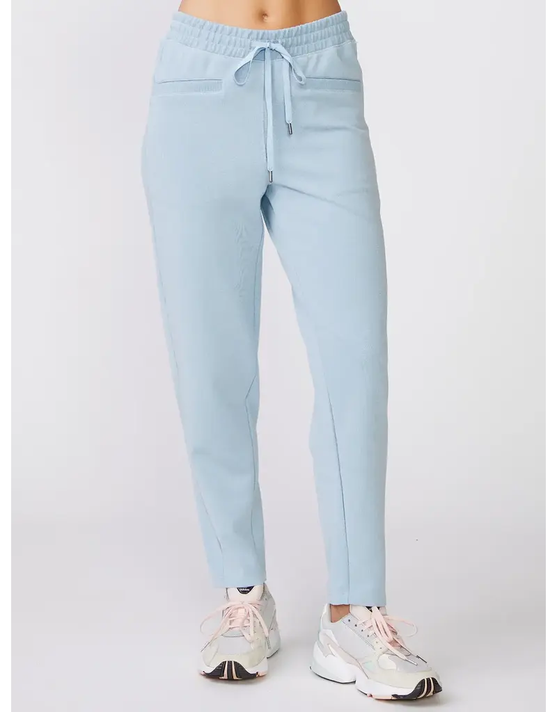 Thrive Societe Thrive Societe Luxe Waffle Mix Taper Pant Iced Blue