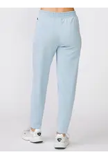 Thrive Societe Thrive Societe Luxe Waffle Mix Taper Pant Iced Blue