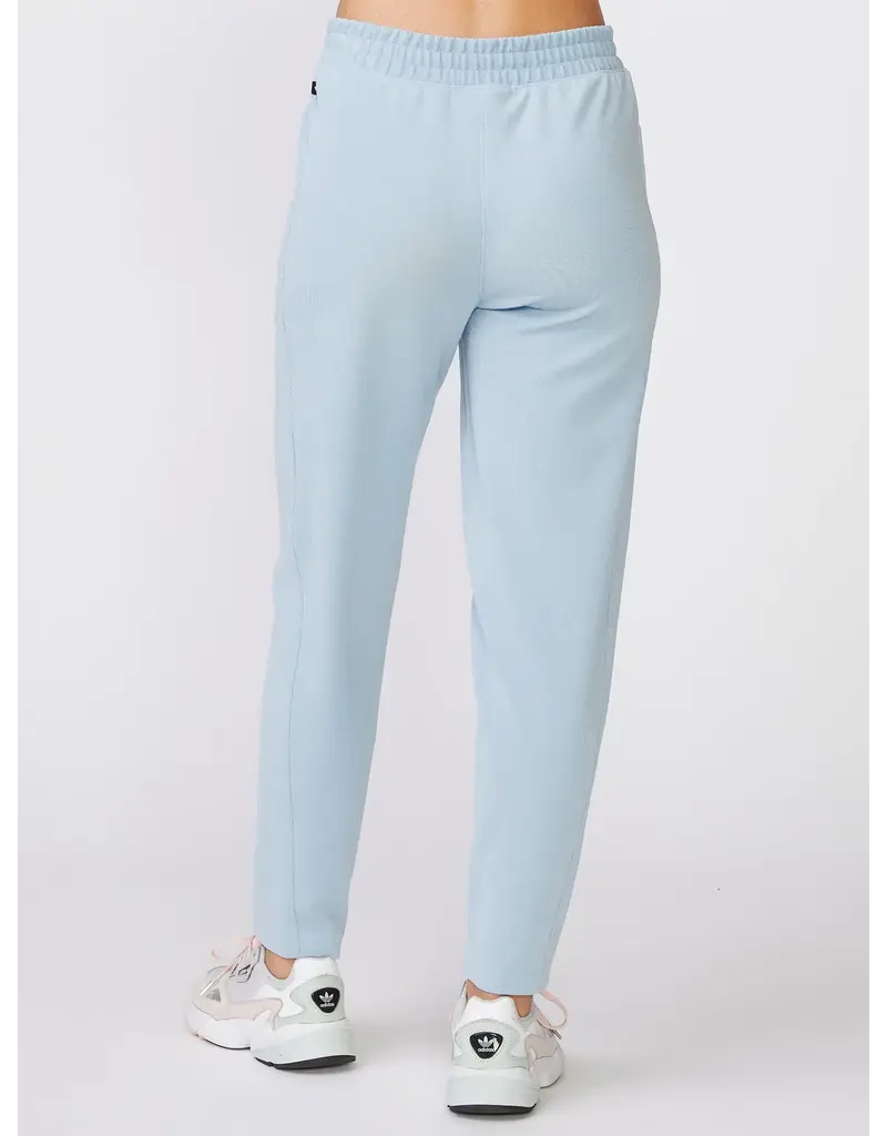 Thrive Societe Thrive Societe Luxe Waffle Mix Taper Pant Iced Blue