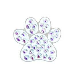 Navika White Paw Crystal Ball Marker