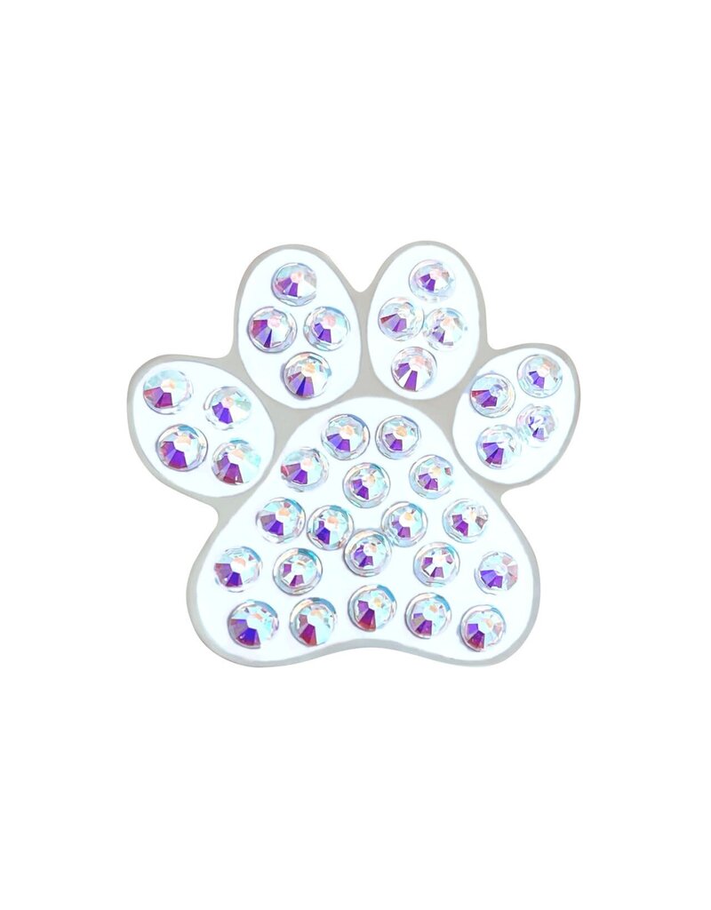 Navika White Paw Crystal Ball Marker