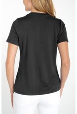Liverpool Los Angeles Liverpool Short Sleeve V-neck Knit Tee
