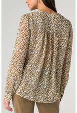 Liverpool Los Angeles Liverpool Long Sleeve Lace Up Front Woven Blouse