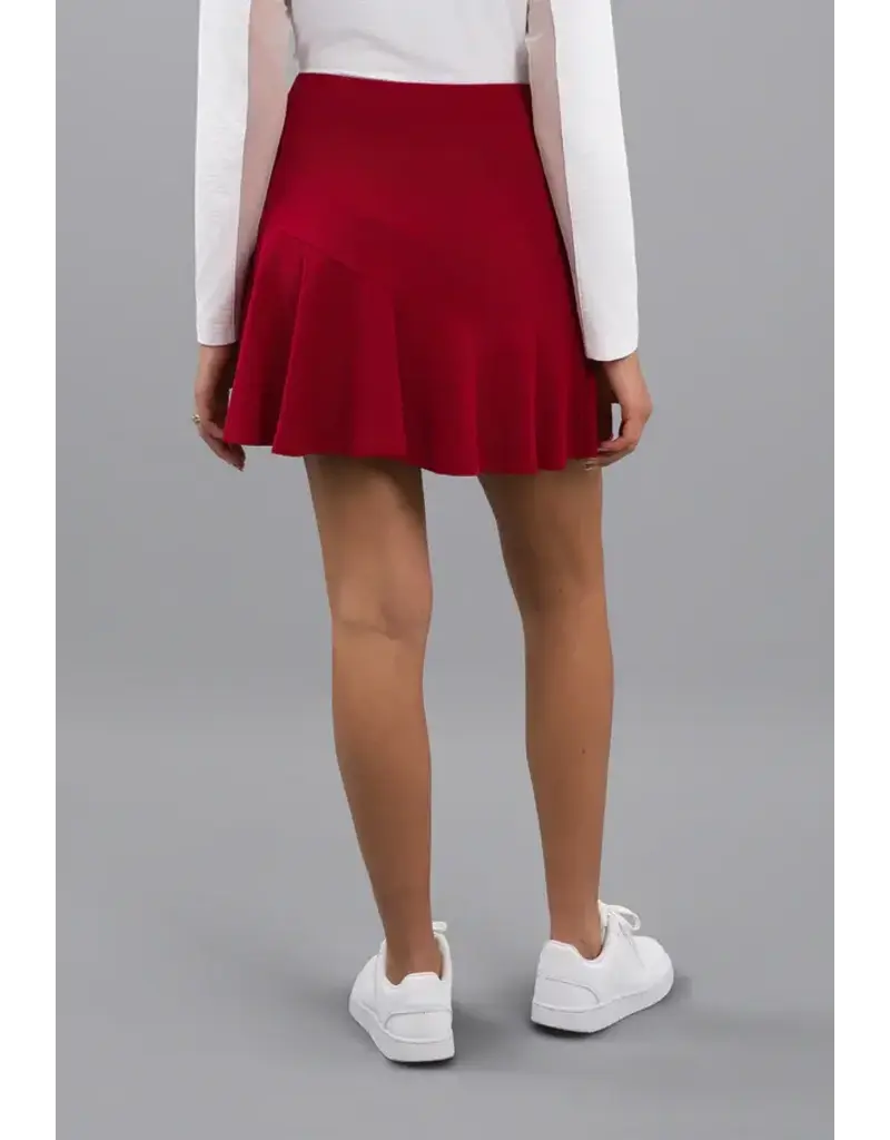 IBKul IBKul Flounce 16" Skort Ruby