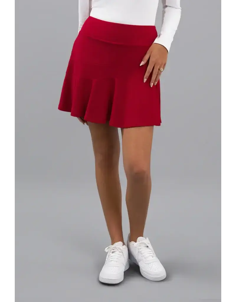 IBKul IBKul Flounce 16" Skort Ruby