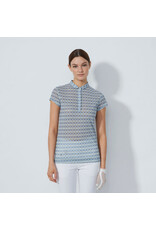 Daily Sports Daily Sports Breeze Mesh Cap Sleeve Polo Kaleidoscope