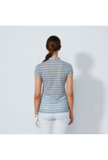 Daily Sports Daily Sports Breeze Mesh Cap Sleeve Polo Kaleidoscope